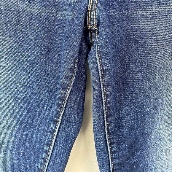 Levi's Ribcage Straight Jeans Dark Wash 24 - Picture 4 of 10